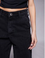 jorts in black